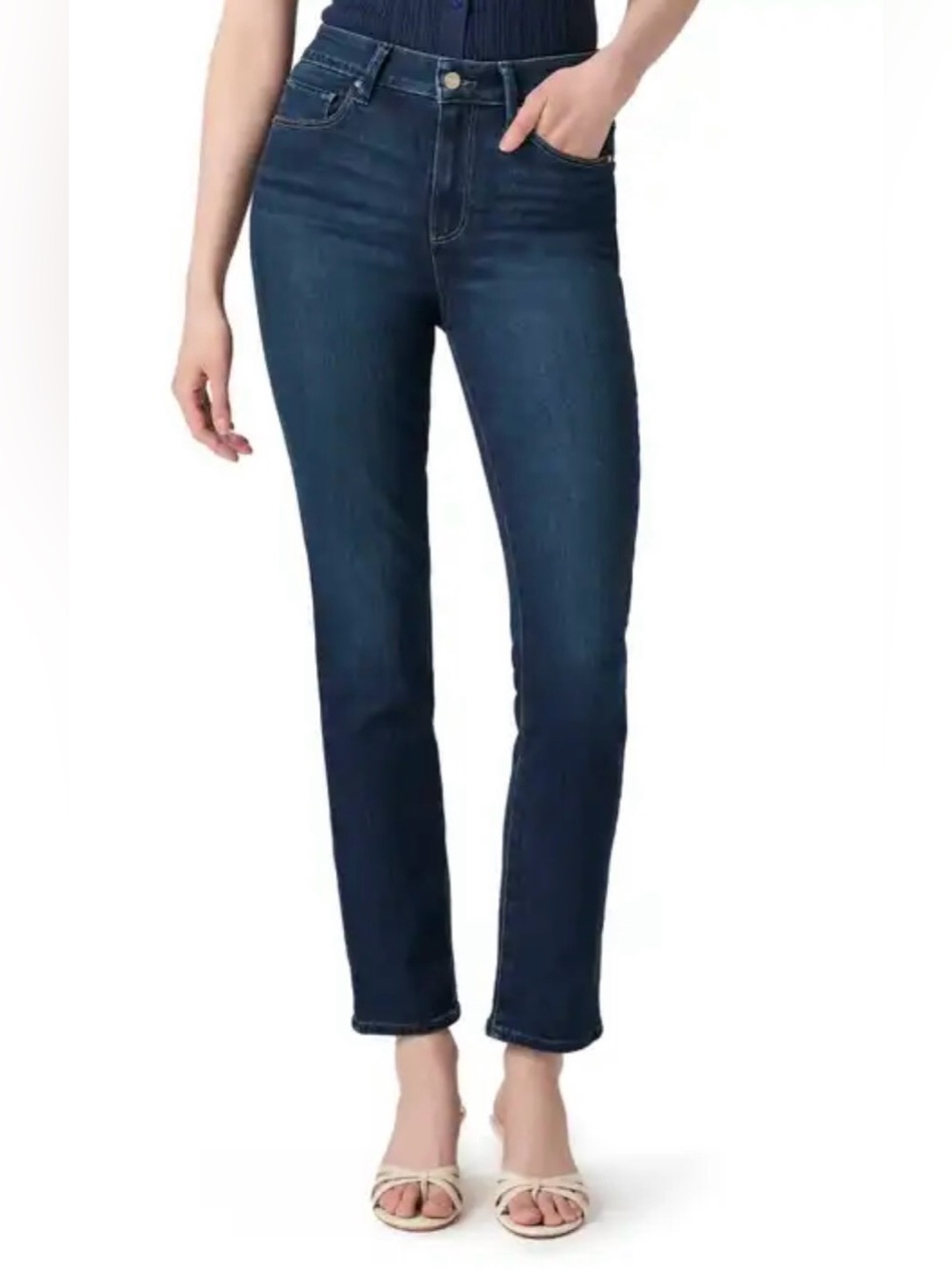 PAIGE Jacqueline Straight Jeans in Maven